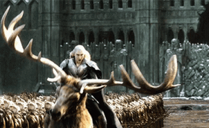 Thú cưỡi của Thranduil trong The Hobbit là hoàn toàn có thật?
