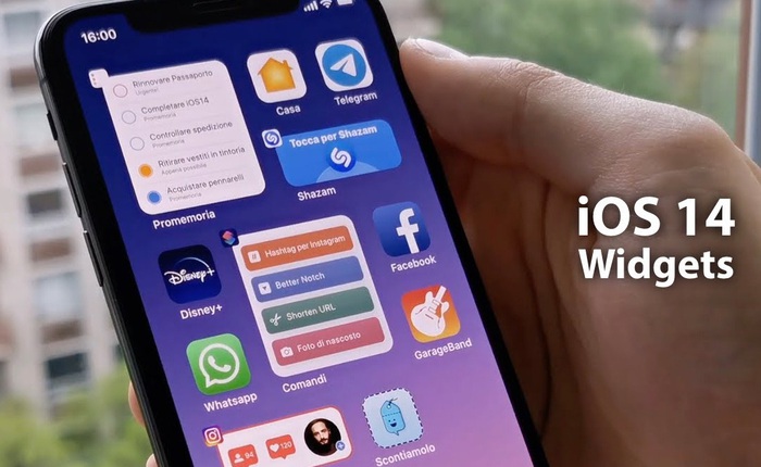 iOS 14: Cách thêm và tùy biến Widget ở màn hình Homescreen
