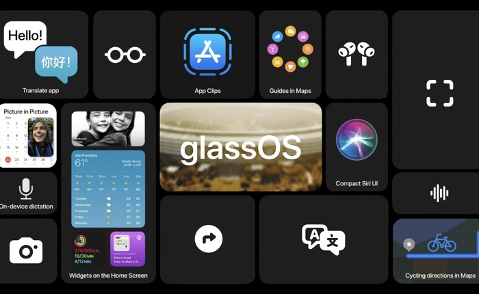 Đây là cách iOS 14 có thể mở đường cho hệ điều hành “glassOS” của Apple