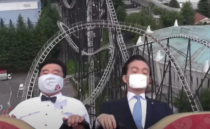 Công viên giải trí tại Nhật Bản yêu cầu du khách không la hét khi chơi tàu lượn siêu tốc vì lo ngại lây nhiễm Covid-19