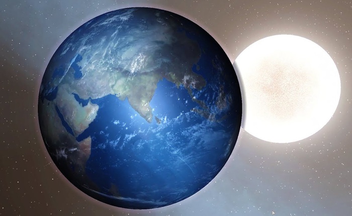 Nếu Trái Đất có kích thước lớn hơn Mặt Trời, một kết cục hoàn toàn bất ngờ sẽ xảy đến với chúng ta