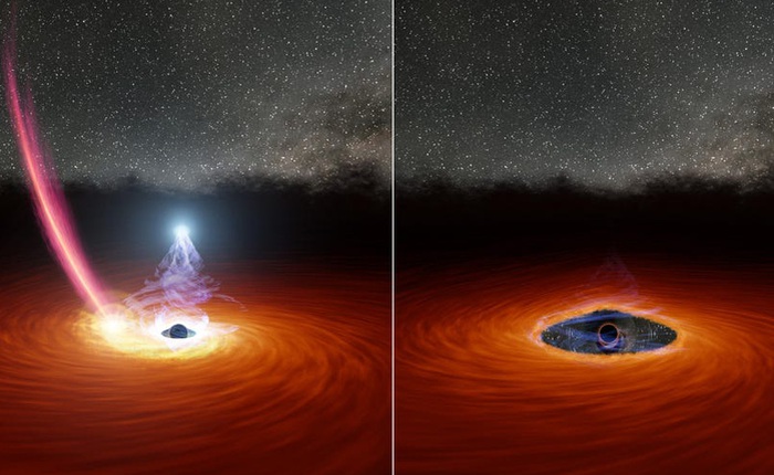 Lần đầu tiên trong lịch sử, các nhà thiên văn học quan sát được 1 hố đen vừa "chớp mắt"
