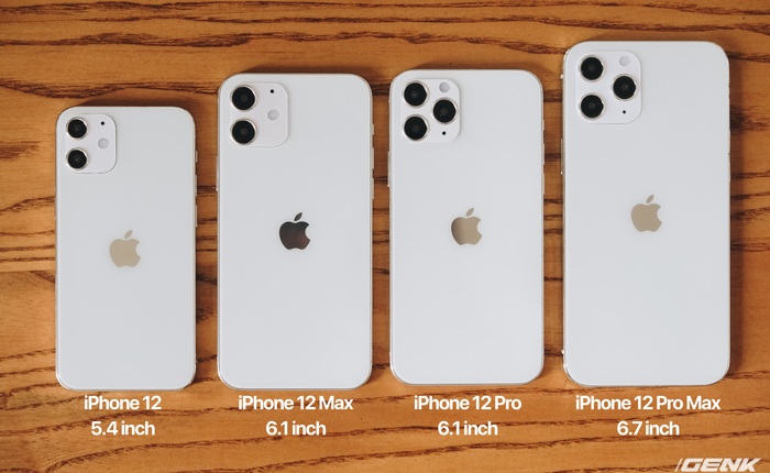 Trên tay mô hình iPhone 12, iPhone 12 Max, iPhone 12 Pro và iPhone 12 Pro Max tại Việt Nam