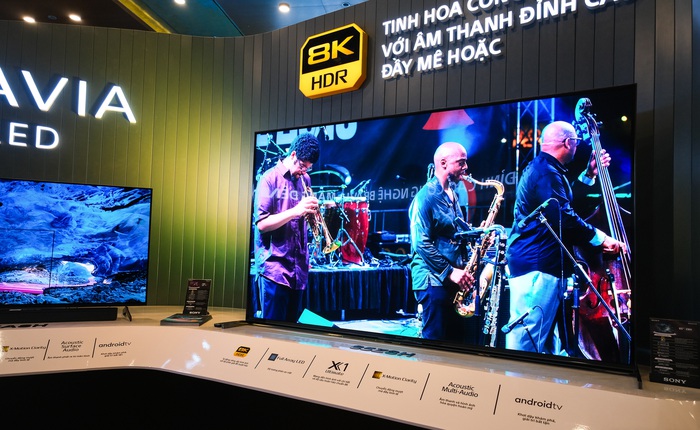 Cận cảnh TV Bravia 8K và OLED 4K nhỏ nhất thị trường Việt Nam của Sony