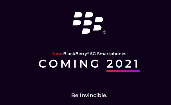 BlackBerry "hồi sinh", tuyên bố ra mắt smartphone 5G với bàn phím QWERTY vật lý trong năm 2021