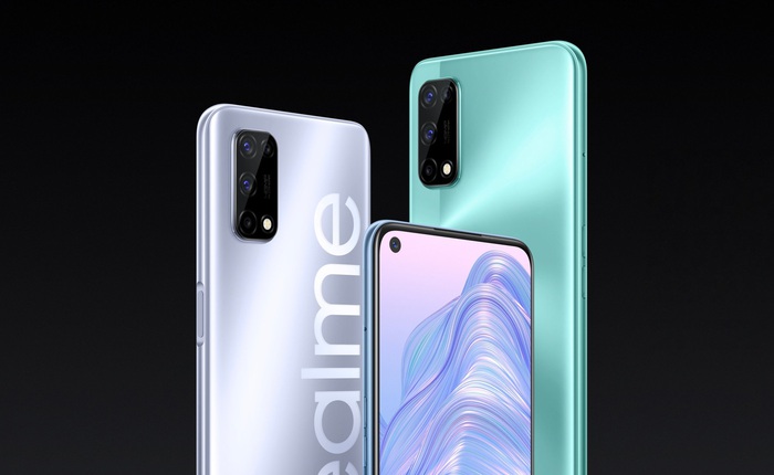 Realme V5 ra mắt: Màn hình 90Hz, Dimensity 720, 4 camera sau 64MP, pin 5000mAh, giá từ 5 triệu đồng