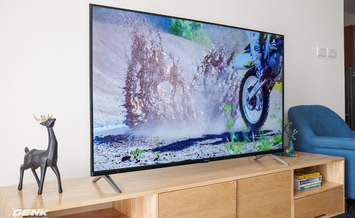 Trên tay bộ đôi TV Vsmart 55KE8500 và 50KD6800: Viền mỏng, chạy Android TV và hỗ trợ các tính năng Dolby