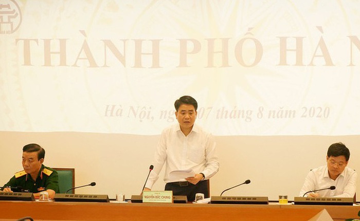 Chủ tịch Nguyễn Đức Chung: Từ hôm nay, Hà Nội sẽ xử phạt người không đeo khẩu trang