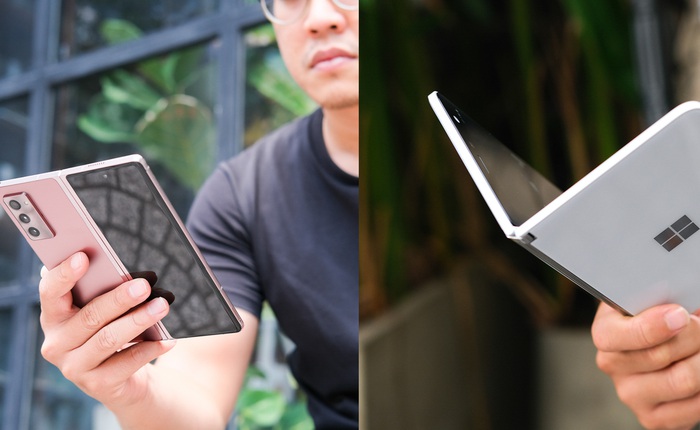 Samsung Galaxy Z Fold2 vs. Microsoft Surface Duo: Cuộc chiến giữa hai gã smartphone dị biệt