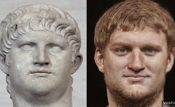 Đây chính là khuôn mặt thật của các hoàng đế La Mã huyền thoại, được AI phục dựng từ tượng điêu khắc trong bảo tàng
