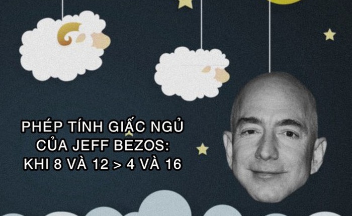 Phép toán Jeff Bezos dùng để chứng minh giấc ngủ 8 tiếng là con số ‘vàng’: Thức thêm vài tiếng chưa chắc đã tốt hơn!