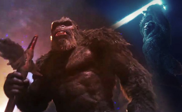 Để đánh bại Godzilla, Kong hóa thành "người chơi hệ vũ khí" với chiếc rìu có thể chặn đứng luồng lửa của kẻ thù?