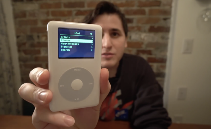 YouTuber "hack" iPod Classic để nghe được nhạc từ Spotify, tích hợp cả Wi-Fi và Bluetooth