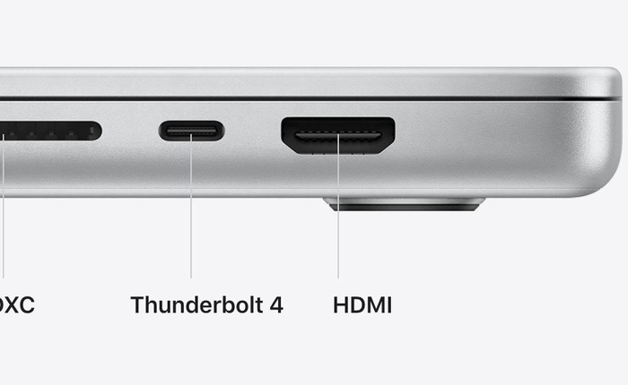 MacBook Pro mới giá hơn 2000 USD nhưng chỉ được trang bị chuẩn HDMI 2.0 khá cũ