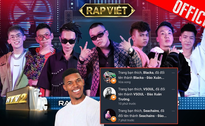 Hàng loạt fanpage của thí sinh Rap Việt bất ngờ bị tấn công, đổi thành tên của "hacker" quen thuộc gần đây?
