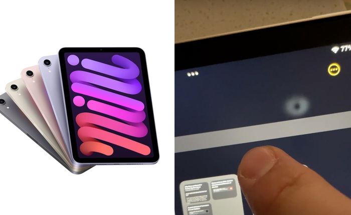 iPad Mini 6 lại dính thêm lỗi đổi màu và biến dạng trên màn hình LCD