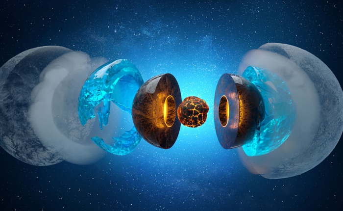 Băng siêu ion vừa đen vừa nóng: trạng thái kỳ lạ của nước có thể tồn tại trong lõi của một hành tinh