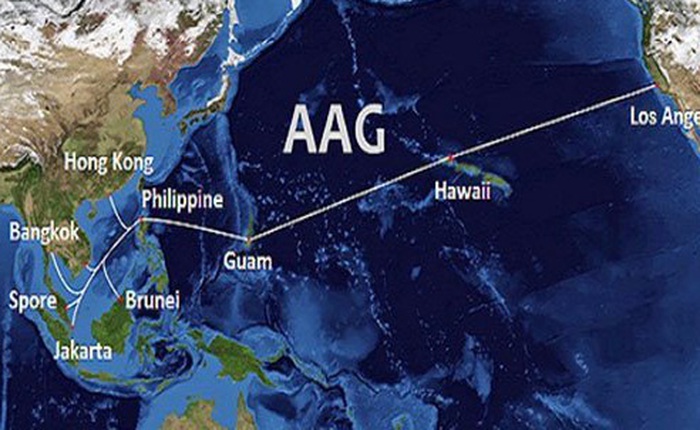 Đã có lịch sửa chữa tuyến cáp quang biển quốc tế AAG