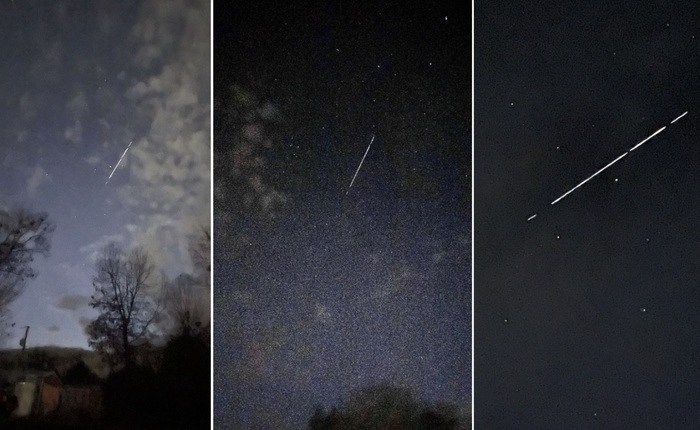 Thấy vệt sáng lạ trên trời, người dân tưởng UFO, hóa ra là vệ tinh Starlink của SpaceX