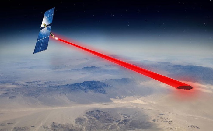 Tấm pin mặt trời ngoài không gian với khả năng thu và bắn năng lượng xuống bất kỳ đâu trên Trái đất