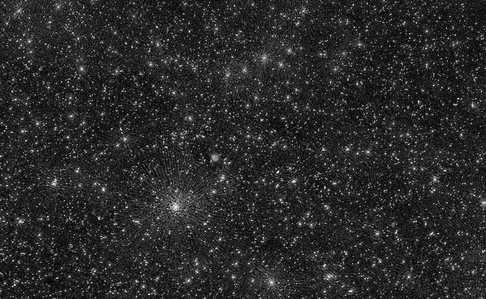 Bức ảnh vũ trụ 'đáng sợ' nhất từ trước đến nay: 25000 chấm trắng, mỗi chấm trắng là lỗ đen siêu lớn