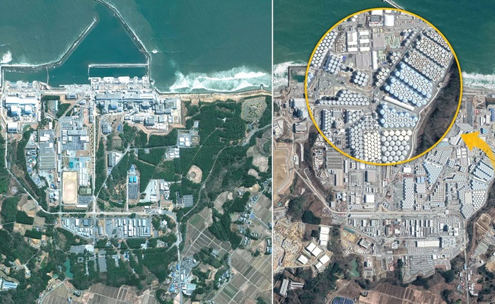 Phối cảnh vệ tinh cho thấy tác động việc xả nước thải hạt nhân ra biển của Nhật Bản sẽ đáng sợ tới mức nào