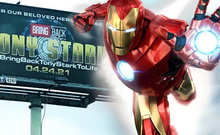 Fan MCU "chơi lớn", thuê biển quảng cáo siêu to khổng lồ đòi Marvel hồi sinh Iron Man