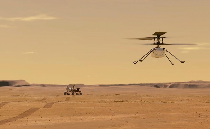 Trực thăng sao Hỏa của NASA hạ cánh thành công, sắp thực hiện chuyến bay lịch sử đầu tiên trên Hành tinh Đỏ