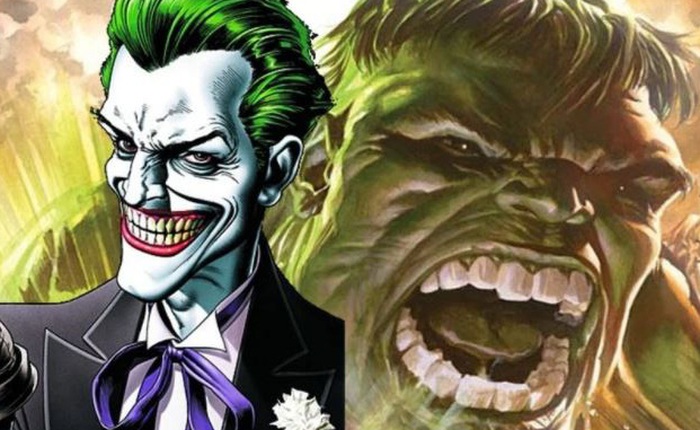 Điểm chung sâu xa ít ai biết của Joker và Hulk, 2 nhân vật thuộc 2 vũ trụ khác nhau và không có bất cứ mối quan hệ nào cả