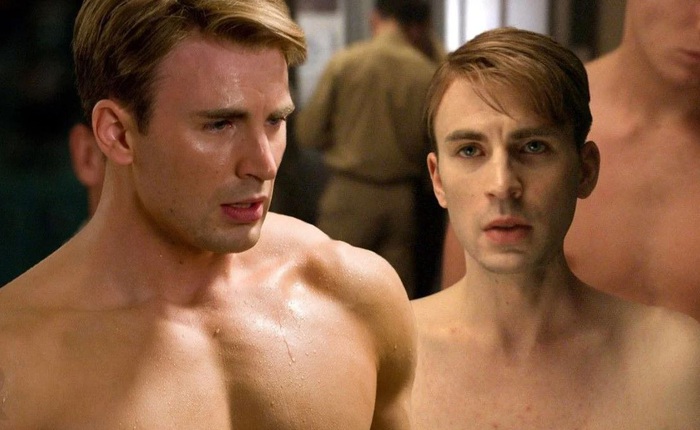 Marvel đã "thu nhỏ" cơ bắp của Chris Evans như thế nào để tạo ra một Steve Rogers còm nhom trong Captain America?