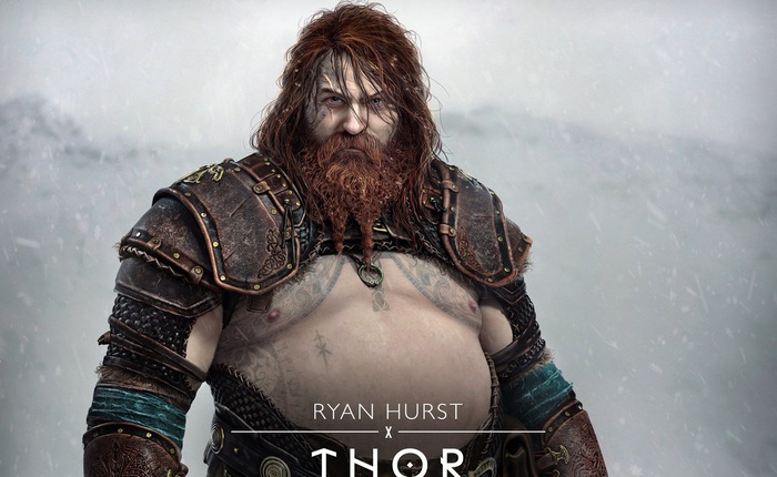 Đúng là Thor trong God of War Ragnarok bụng to thật, nhưng đây là béo khỏe béo đẹp