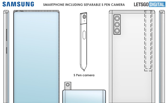 Samsung lên ý tưởng bổ sung camera cho bút S-Pen