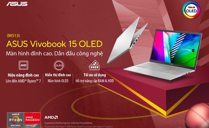Màn hình OLED - Điểm nhấn công nghệ trên ASUS Vivobook M513