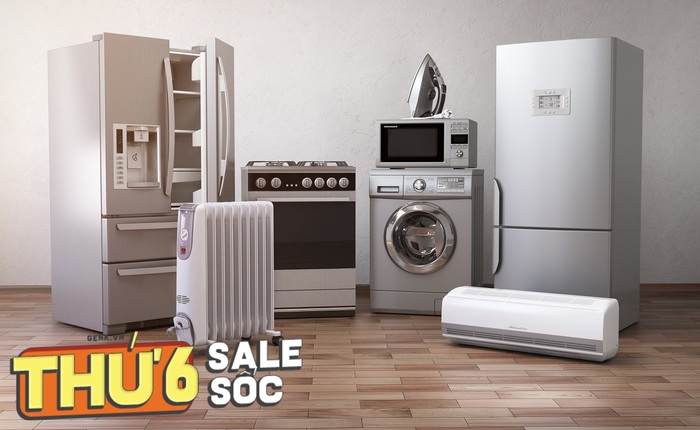 Thứ 6 sale sốc đồ gia dụng: Cả loạt TV, tủ lạnh, máy giặt... giảm tới 50% duy nhất trong hôm nay
