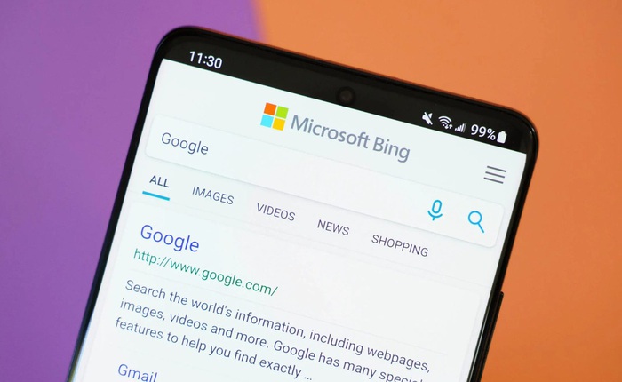 "Google" chính là từ khóa được tìm kiếm nhiều nhất trên Bing, theo Google