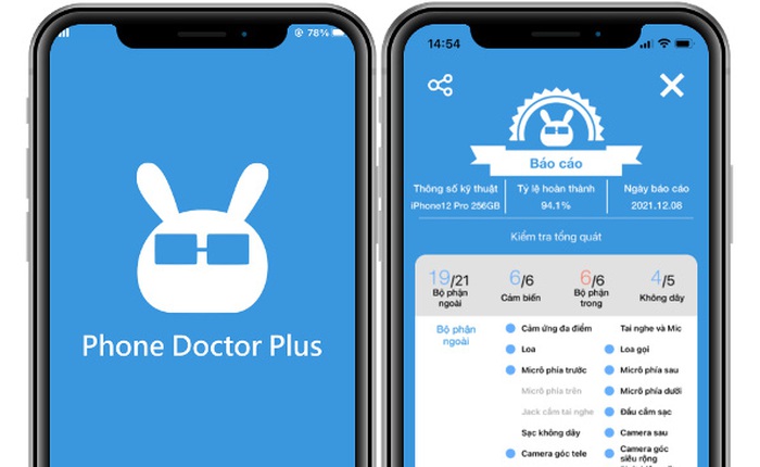 “Bắt bệnh” điện thoại cực chuẩn chỉ trong 3 phút với ứng dụng Phone Doctor Plus