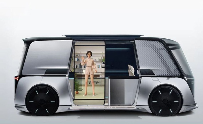 LG mang cả ngôi nhà lên xe tự lái, tặng kèm người mẫu ảo trong ý tưởng xe tương lai