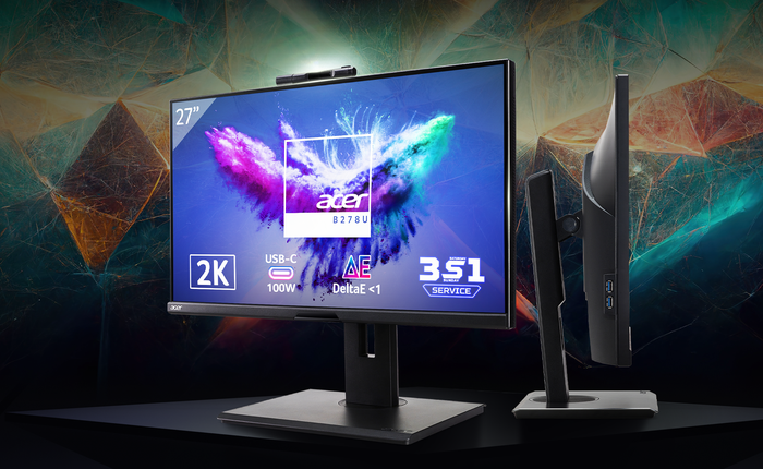Acer giới thiệu 3 dòng màn hình đồ họa chất lượng 2K mới