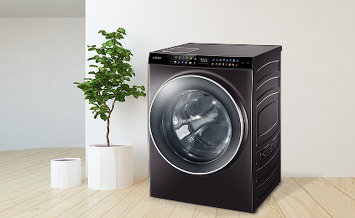 Máy giặt lồng ngang Aqua Inverter - Spa chăm sóc quần áo ngay tại nhà