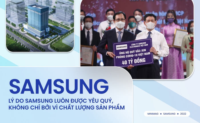 Lý do Samsung luôn được yêu quý, không chỉ bởi vì chất lượng sản phẩm