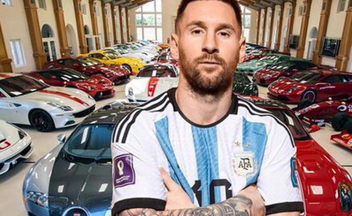 Messi, ‘ông trùm’ chơi siêu xe trong giới cầu thủ