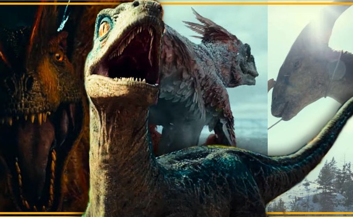 Tất tần tật những loài khủng long xuất hiện trong trailer của Jurassic World: Dominion