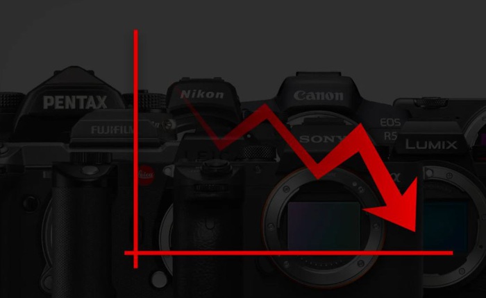 Lượng máy ảnh xuất xưởng giảm tới 30% trong 2 năm vừa qua