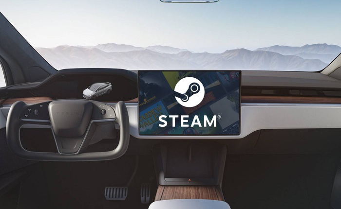 Elon Musk sẽ đem nền tảng game Steam lên xe Tesla