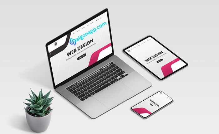 Thiết kế website chuyên nghiệp và uy tín cho doanh nghiệp website SaiGonApp 
