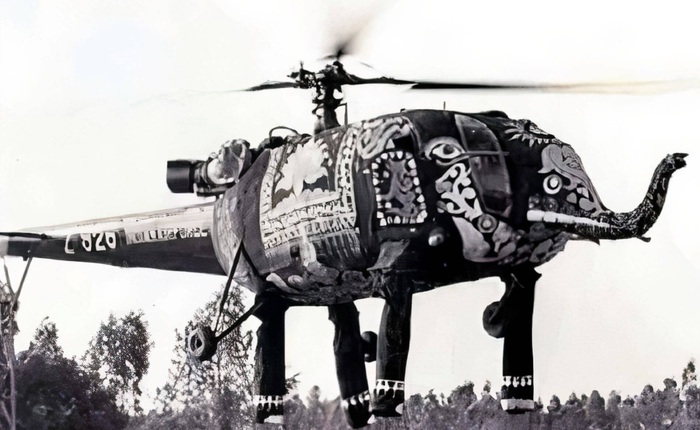 Ấn Độ đã từng sử dụng "trực thăng hình con voi" để bay lượn trên bầu trời