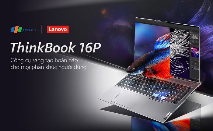 Lenovo ThinkBook 16P Gen2: ‘Công cụ sáng tạo hoàn hảo’
