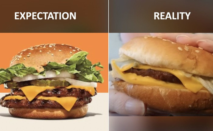 Bán burger khác xa hình quảng cáo, Burger King bị kiện
