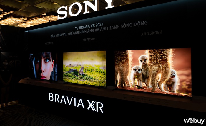 Ra mắt TV Sony Bravia XR 2022: Nâng cấp trải nghiệm nghe nhìn với các công nghệ độc quyền