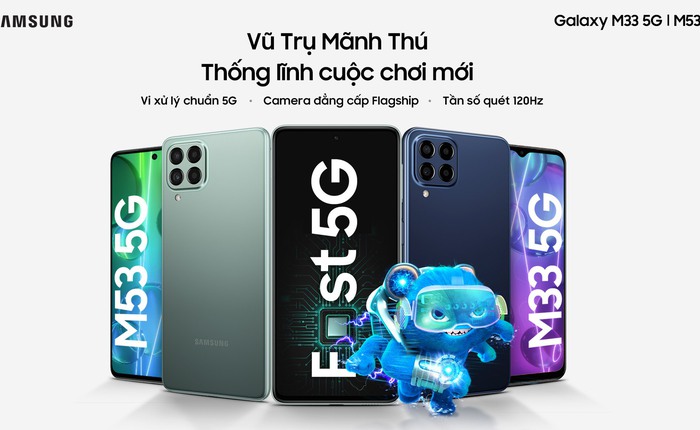 Samsung ra mắt Galaxy M53 5G tại Việt Nam, giá đắt hơn A73